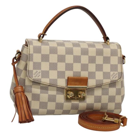 LOUIS VUITTON Damier Azur Croisette Hand Bag N41581 - Picture 1 of 16
